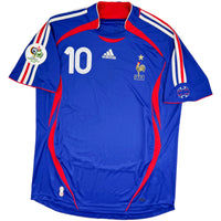 2006 Frankrijk WK Thuis Shirt Zidane - Oldschool Voetbalshirts