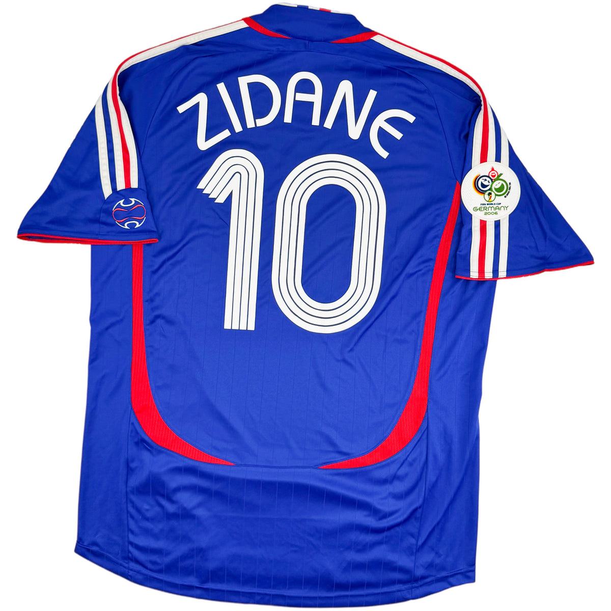 2006 Frankrijk WK Thuis Shirt Zidane - Oldschool Voetbalshirts