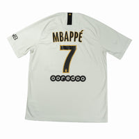 PSG - Away Shirt - MBAPPÉ #7 - 2018/19 - Size L - 10/10