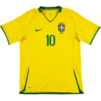 Maillot domicile Brésil 2008-10 Ronaldinho