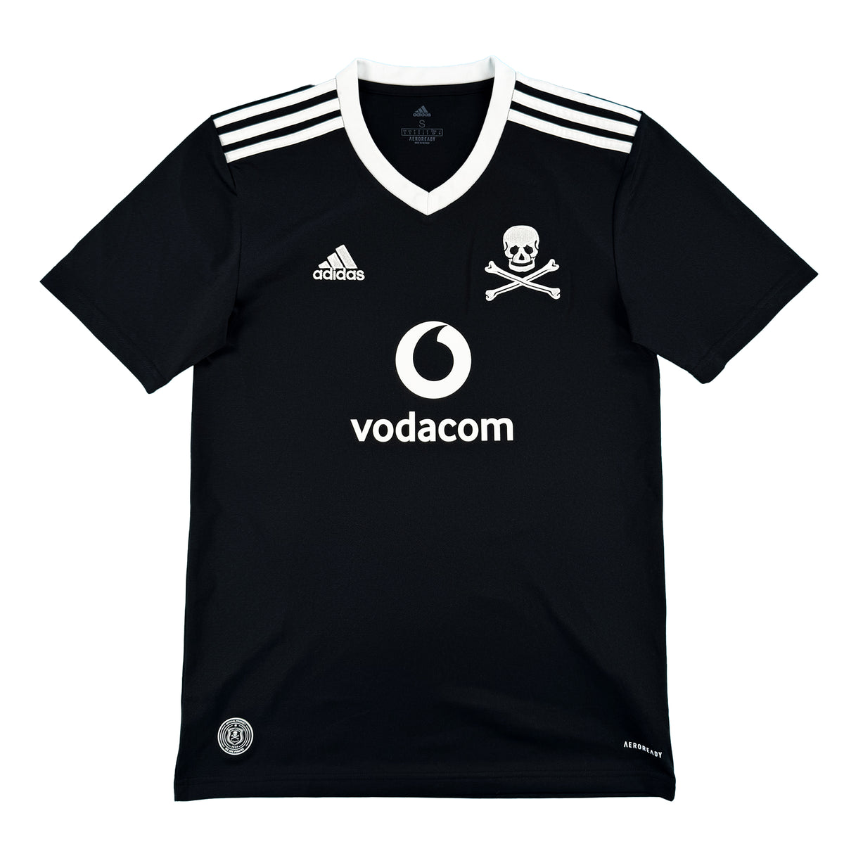2020-21 Orlando Pirates Thuis Shirt - 9/10 - (S) - Oldschool Voetbalshirts