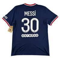 2021-22 PSG Thuis Shirt Messi #30 - 10/10 - (M) - Oldschool Voetbalshirts