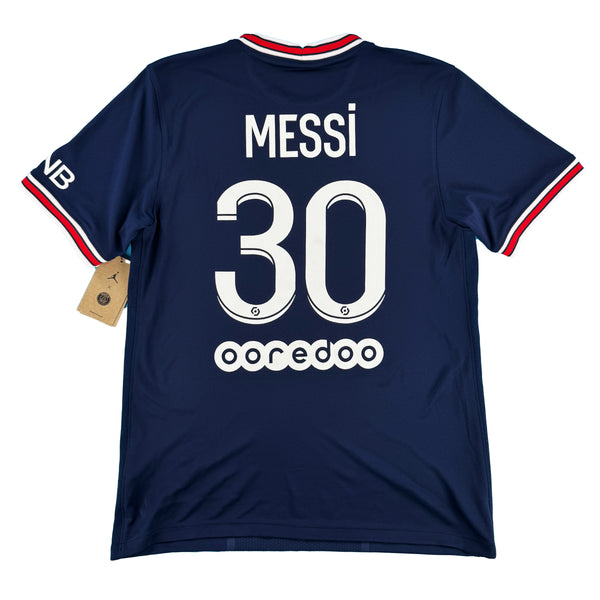 2021-22 PSG Thuis Shirt Messi #30 - 10/10 - (M) - Oldschool Voetbalshirts