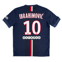 PSG - Home Shirt - IBRAHIMOVIC #10 - 2014/15 - Size M