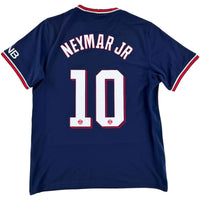 2021-22 PSG Thuis Shirt Neymar - 8/10 - (L) - Oldschool Voetbalshirts