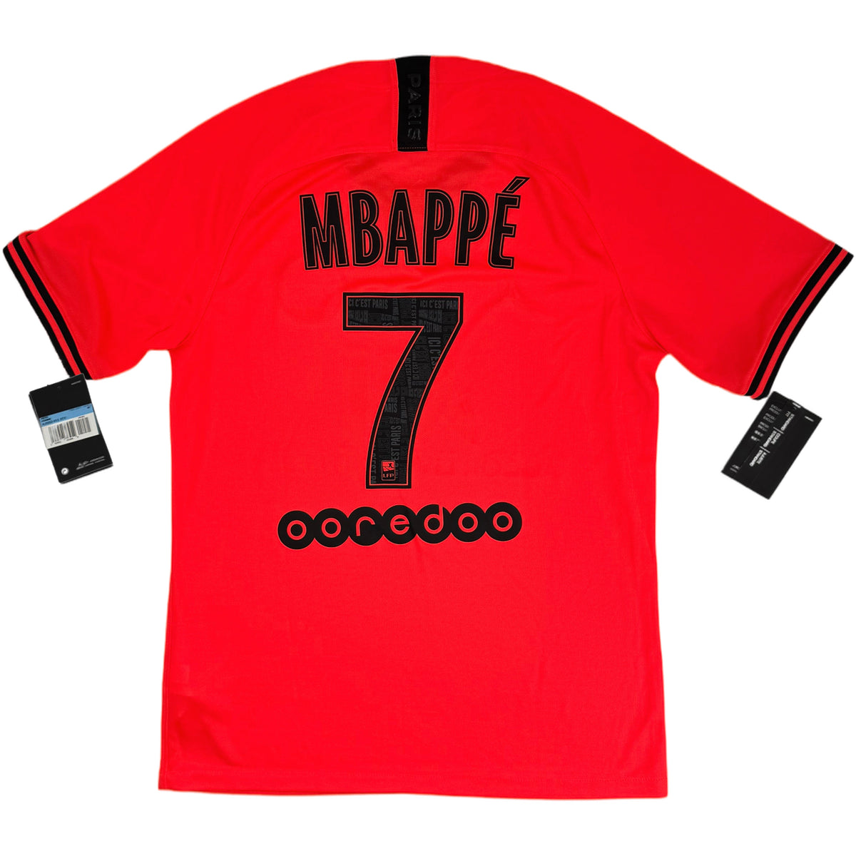 2019-20 PSG Uit Shirt Mbappé - Oldschool Voetbalshirts