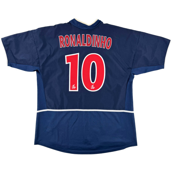 2002-03 PSG Thuis Shirt Ronaldinho - Oldschool Voetbalshirts