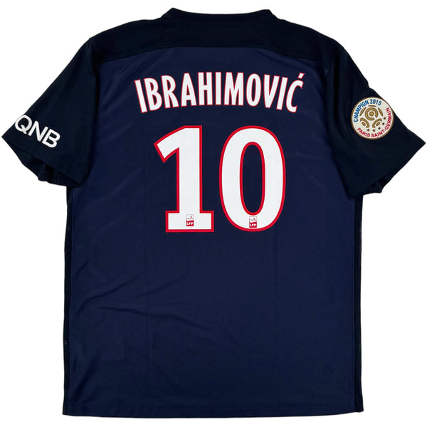 2015-16 PSG Thuis Shirt Ibrahimovic - Oldschool Voetbalshirts