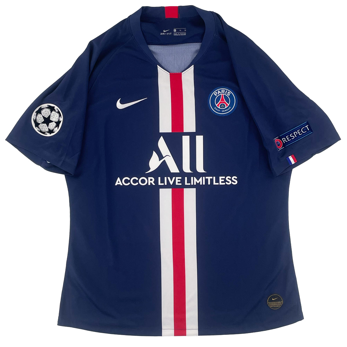 2019-20 PSG Player Issue Thuis Shirt Neymar - Oldschool Voetbalshirts