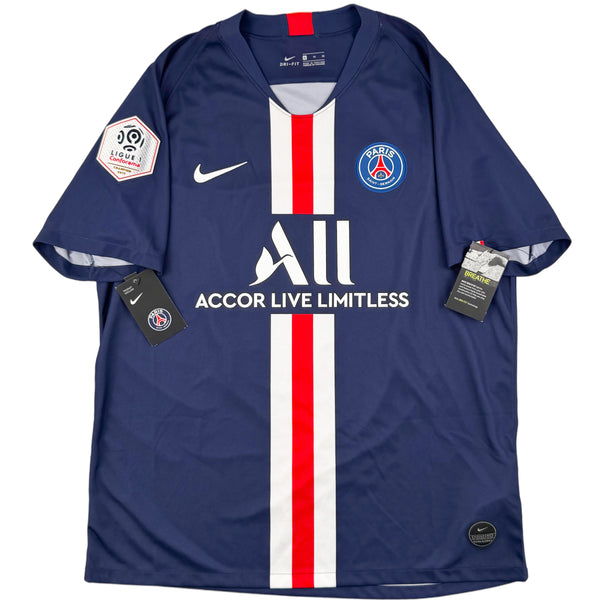 2019-20 PSG Thuis Shirt Mbappe - Oldschool Voetbalshirts