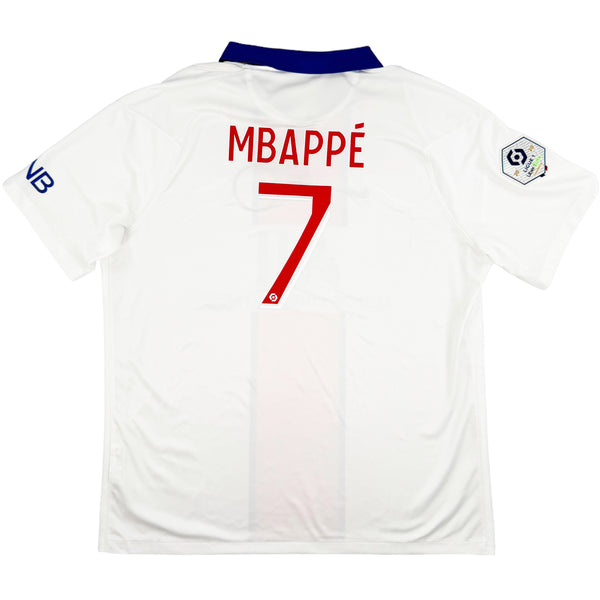 2020-21 PSG Uit Shirt Mbappé - Oldschool Voetbalshirts