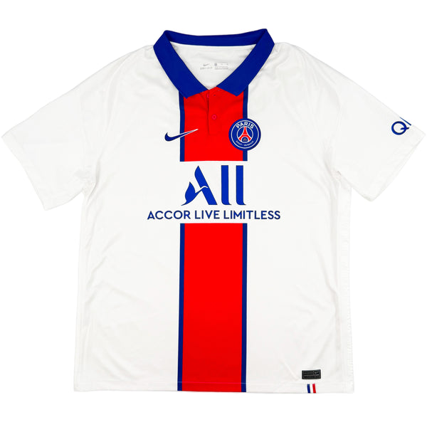 2020-21 PSG Uit Shirt Mbappé - Oldschool Voetbalshirts