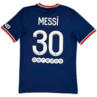 2021-22 PSG Thuis Shirt Messi - Oldschool Voetbalshirts