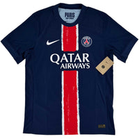 2024-25 PSG Authentic Thuis Shirt Doué #14 - Nieuw - (M) - Oldschool Voetbalshirts