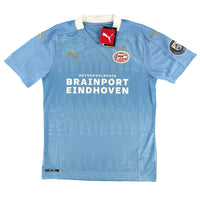 PSV Eindhoven uit voetbalshirt uit seizoen 2020 - 2021 voorkant met label