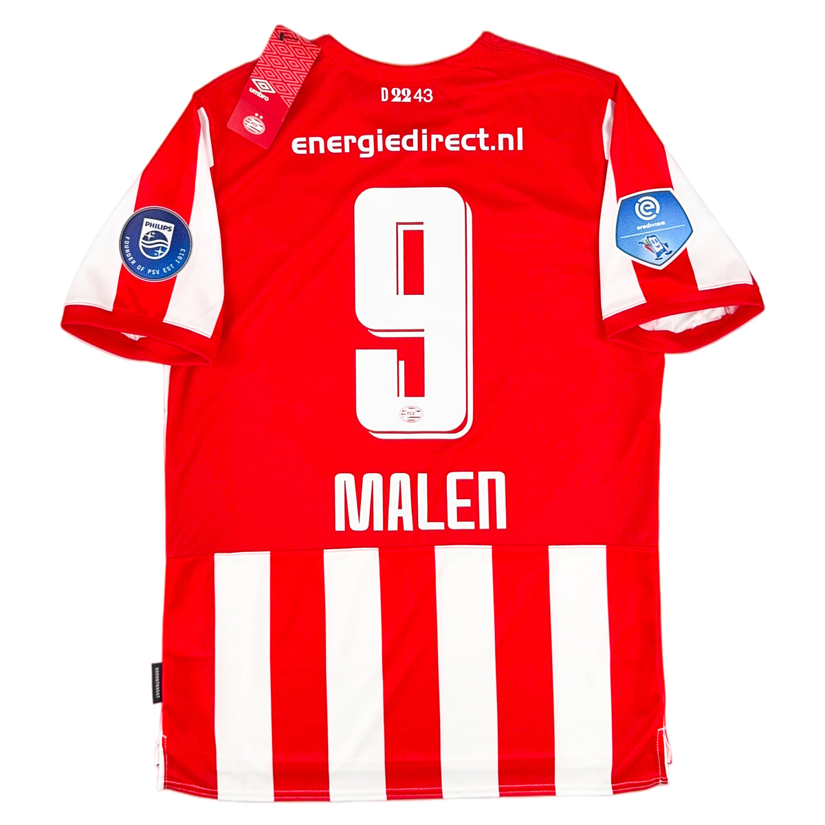 2019-20 PSV Player Issue Home Shirt Malen
