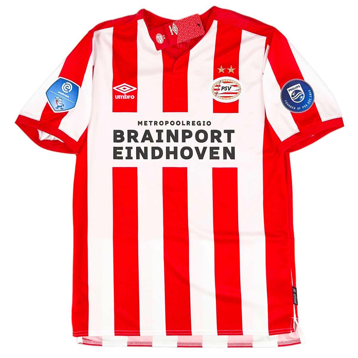 2019-20 PSV Player Issue Home Shirt Malen
