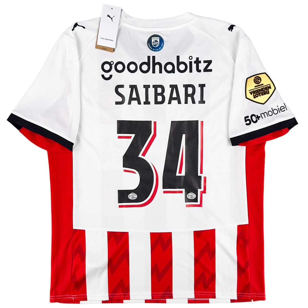 2025-26 PSV Eindhoven Home Shirt Saibari