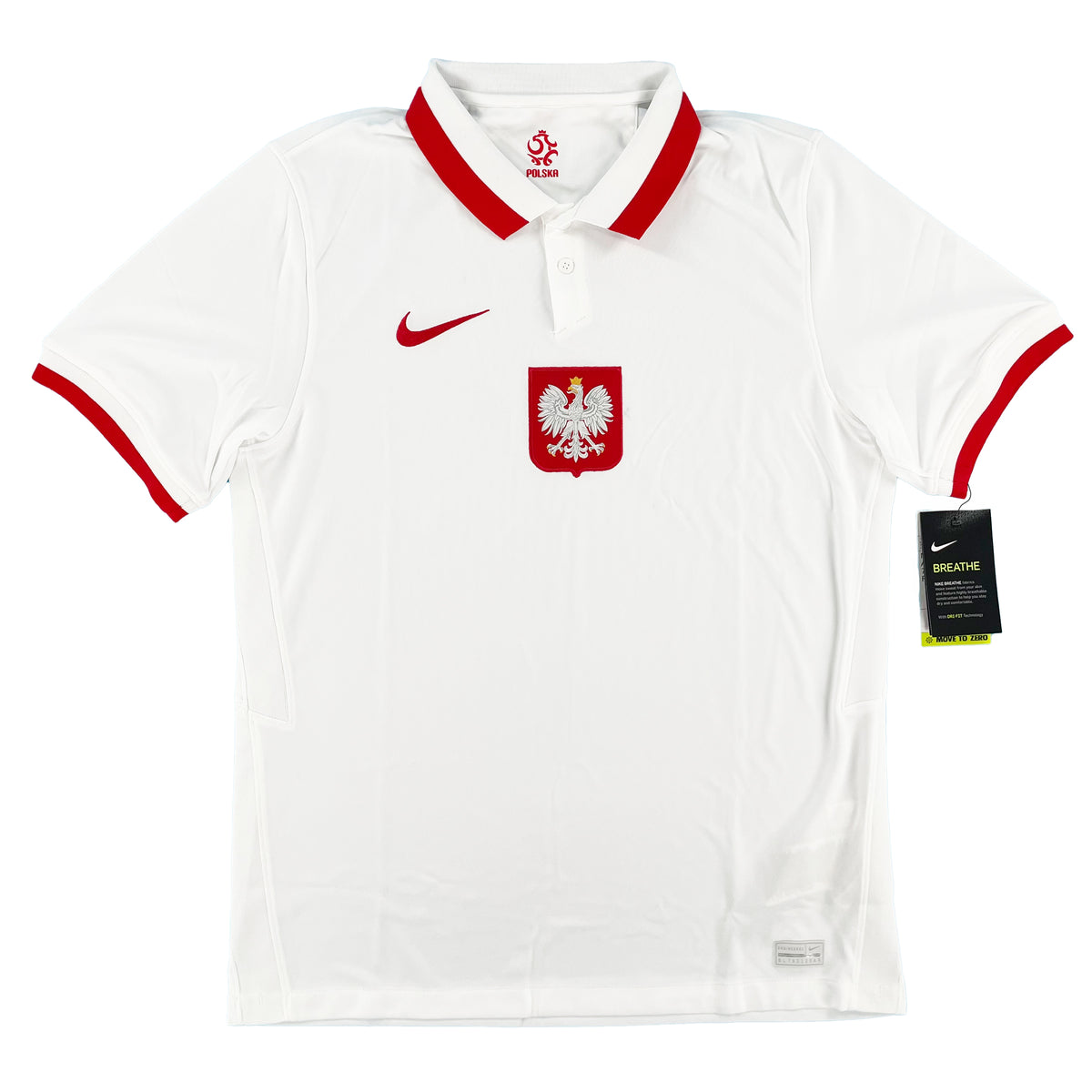 Poland - Home Shirt - Euro 2020 - Size M - 8/10