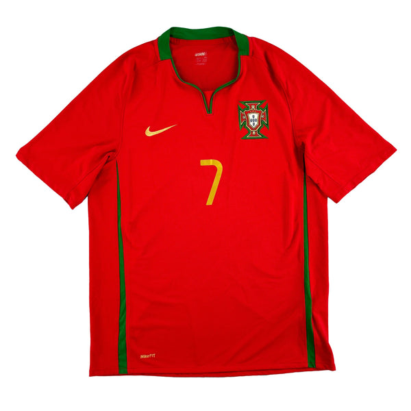 2008 Portugal EK Thuis Shirt Ronaldo - Oldschool Voetbalshirts