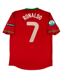 Portugal - Home Shirt - RONALDO #7 - Euro 2012 - Size M