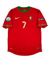 Portugal - Home Shirt - RONALDO #7 - Euro 2012 - Size M