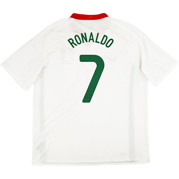 2008 Portugal EK Uit Shirt Ronaldo - Oldschool Voetbalshirts