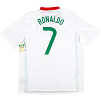 2008 Portugal EM Auswärtstrikot Ronaldo