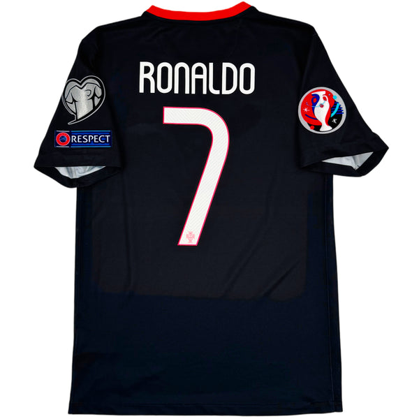 2015-16 Portugal Uit Shirt Ronaldo - Oldschool Voetbalshirts