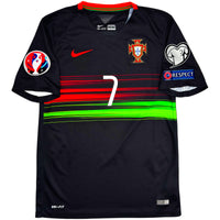 2015-16 Portugal Uit Shirt Ronaldo - Oldschool Voetbalshirts