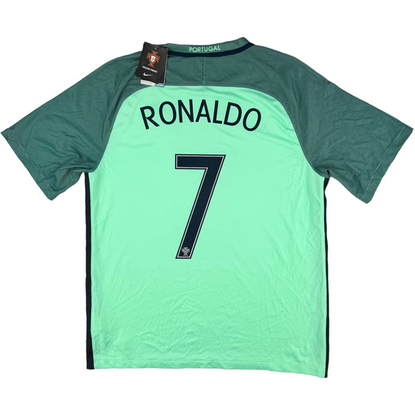 2016 Portugal EK Uit Shirt Ronaldo - Oldschool Voetbalshirts