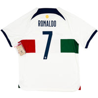 2022 Portugal WK Uit Shirt Ronaldo - Oldschool Voetbalshirts