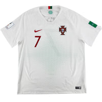 2018 Portugal WK Uit Shirt Ronaldo #7 - 9/10 - (XL) - Oldschool Voetbalshirts