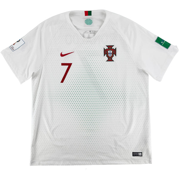 2018 Portugal WK Uit Shirt Ronaldo #7 - 9/10 - (XL) - Oldschool Voetbalshirts