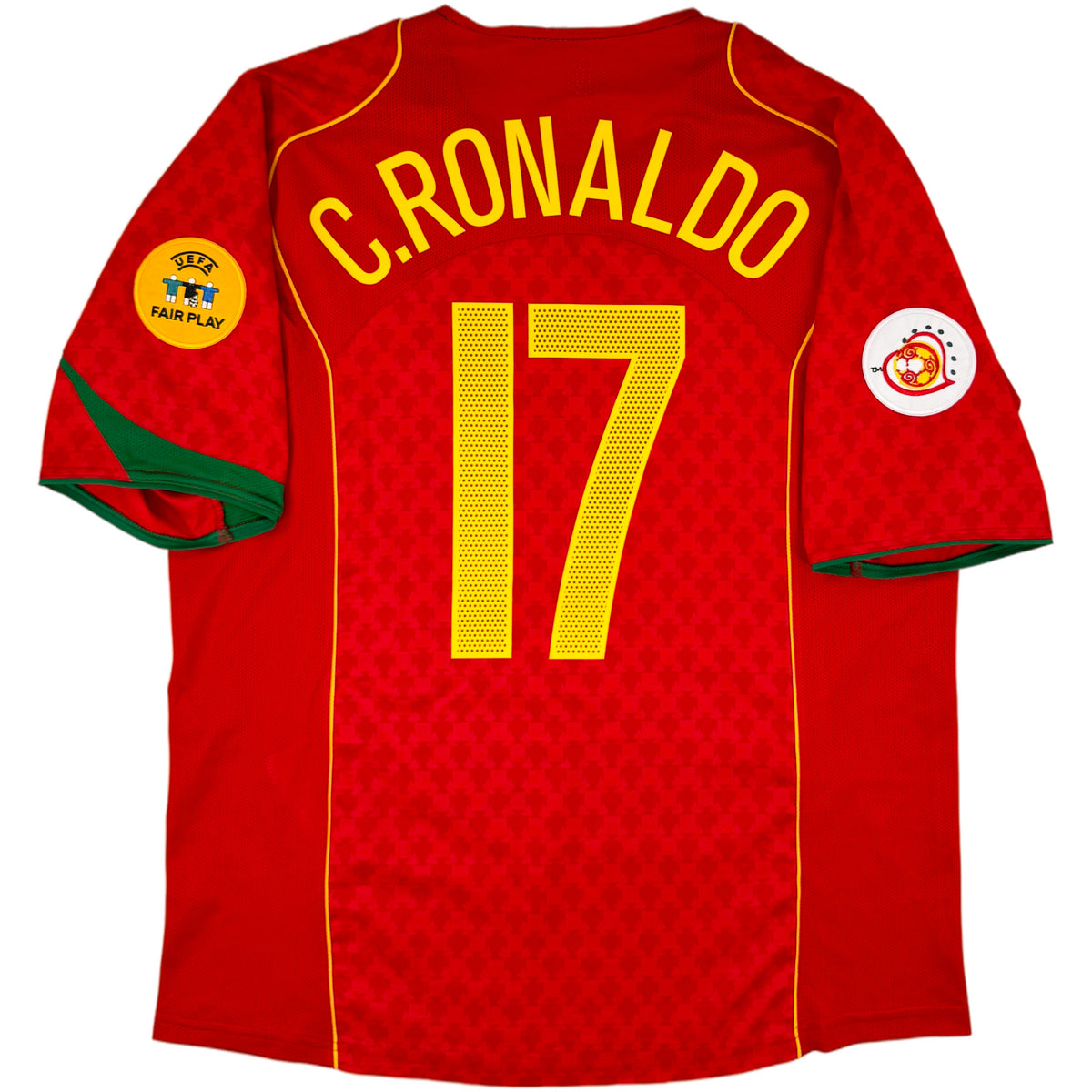 2004 Portugal EK Thuis Shirt Ronaldo - Oldschool Voetbalshirts