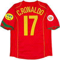 2004 Portugal EK Thuis Shirt Ronaldo