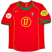2004 Portugal EK Thuis Shirt Ronaldo
