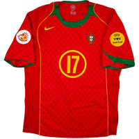 2004 Portugal EK Thuis Shirt Ronaldo - Oldschool Voetbalshirts