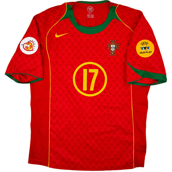 2004 Portugal EK Thuis Shirt Ronaldo - Oldschool Voetbalshirts