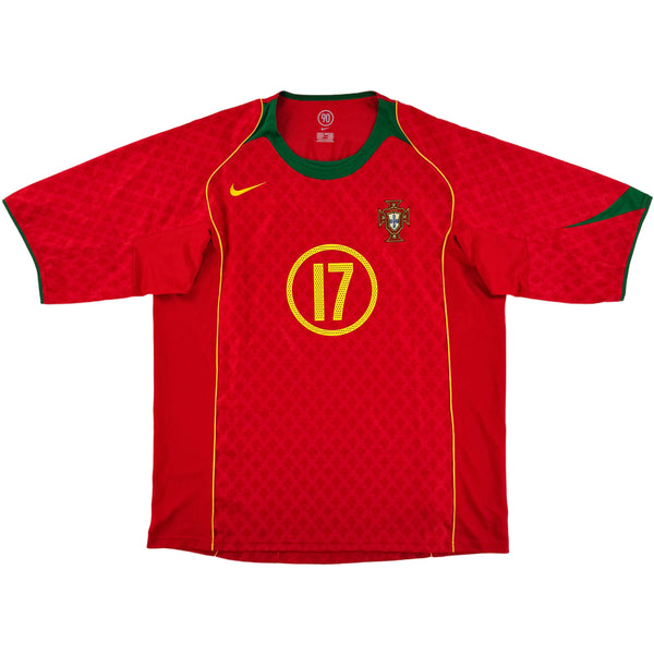 2004 Portugal EK Thuis Shirt Ronaldo - Oldschool Voetbalshirts