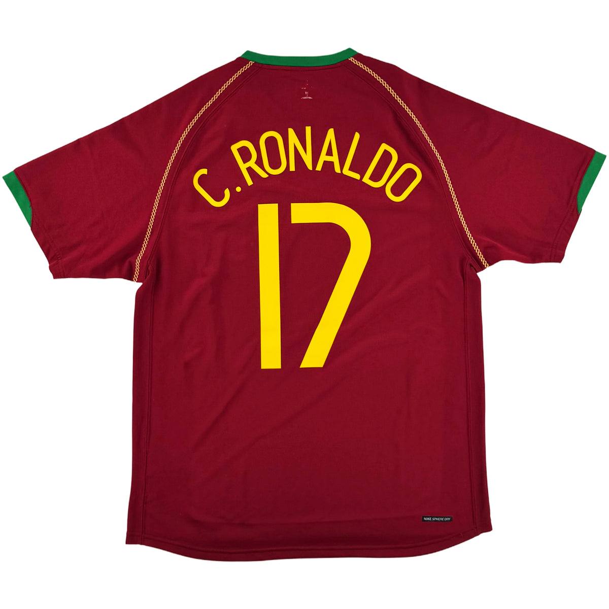 2006 Portugal WK Thuis Shirt Ronaldo - Oldschool Voetbalshirts