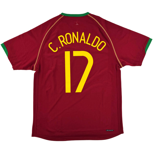 2006 Portugal WK Thuis Shirt Ronaldo - Oldschool Voetbalshirts