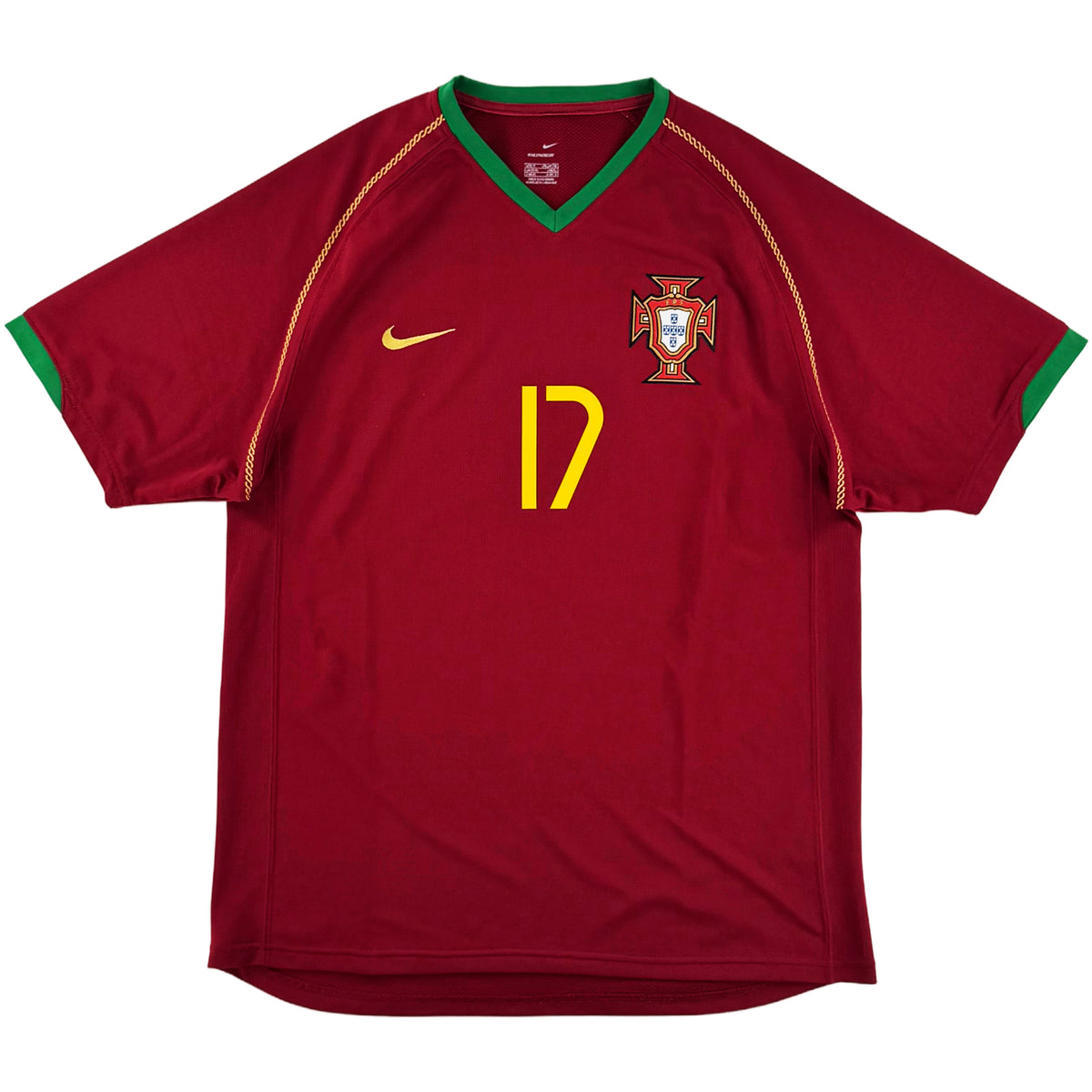 2006 Portugal WK Thuis Shirt Ronaldo - Oldschool Voetbalshirts