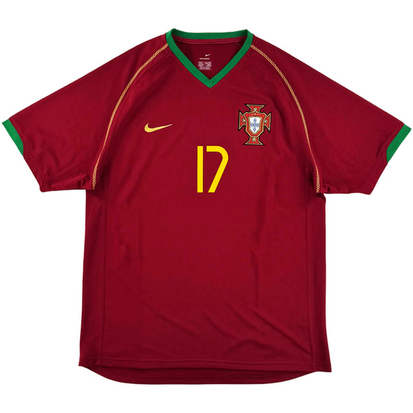 2006 Portugal WK Thuis Shirt Ronaldo - Oldschool Voetbalshirts