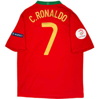 2008 Portugal EK Thuis Shirt Ronaldo - Oldschool Voetbalshirts