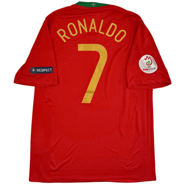 2008 Portugal EK Thuis Shirt Ronaldo - Oldschool Voetbalshirts