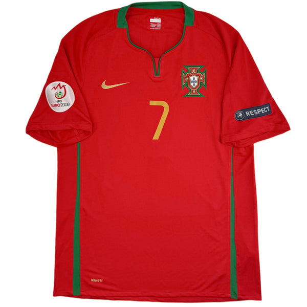 2008 Portugal EK Thuis Shirt Ronaldo - Oldschool Voetbalshirts