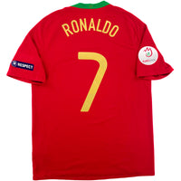 2008 Portugal EK Thuis Shirt Ronaldo - Oldschool Voetbalshirts