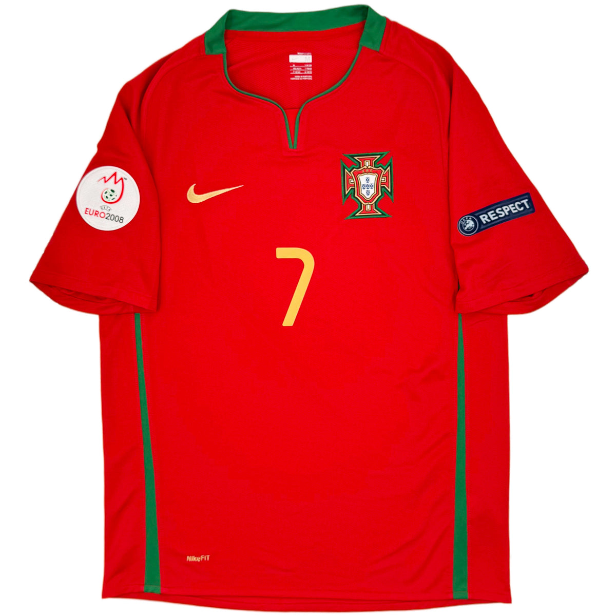 2008 Portugal EK Thuis Shirt Ronaldo - Oldschool Voetbalshirts