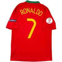 2008 Portugal EK Thuis Shirt Ronaldo - Oldschool Voetbalshirts